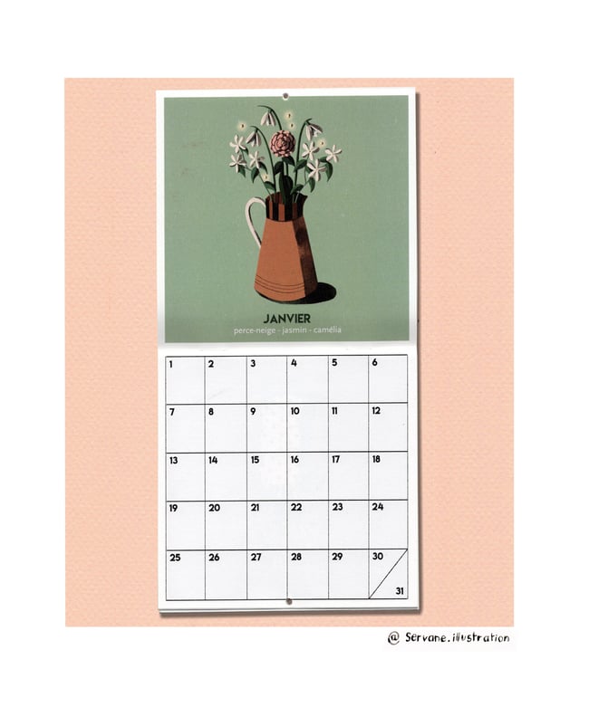 Calendrier mural perpétuel 