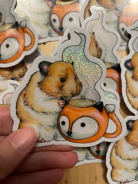 Image 1 of Cozy Hamster Sticker