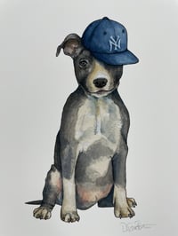 Image 1 of NYC Loving Dog Print