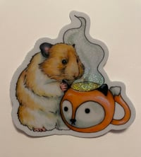 Image 2 of Cozy Hamster Sticker