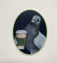 Image 2 of Coffee Pigeon - Sticker