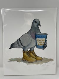 Image 2 of NYC Pigeon Print