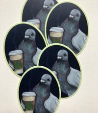 Image 3 of Coffee Pigeon - Sticker