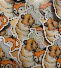 Image 3 of Cozy Hamster Sticker