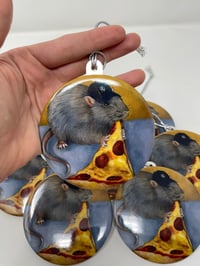 Image 4 of NYC Pizza Rat Holiday Ornament