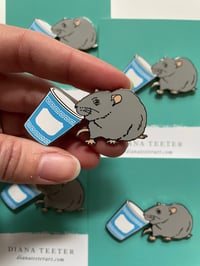 Image 1 of Coffee Rat - Enamel Pin