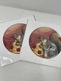 Image 2 of NYC Animals - Pizza Squirrel Print