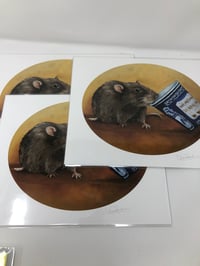 Image 2 of Coffee Rat - 8x10 Print