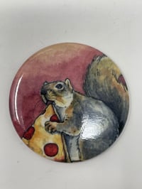 Image 4 of NYC Foodies Pizza Squirrel Magnet