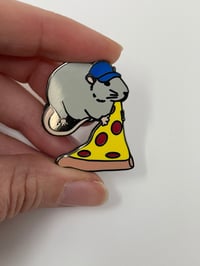 Image 1 of Pizza Rat Enamel Pin