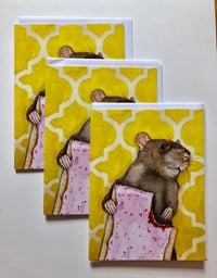 Image 1 of Pop Tart Rat Card