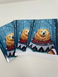 Image 2 of Winter Bear Greeting Card