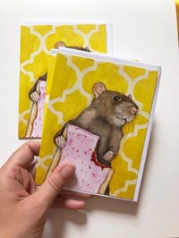 Image 2 of Pop Tart Rat Card