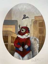 Image 1 of Squirrel in Cosplay Print