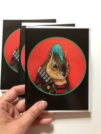 Image 2 of Punk Rock Squirrel Card