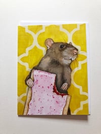 Image 3 of Pop Tart Rat Card