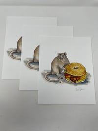 Image 3 of Bacon Egg and Cheese Rat Print