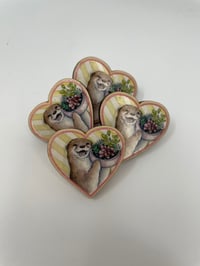 Image 3 of Otters Love Succulents Wood Pin