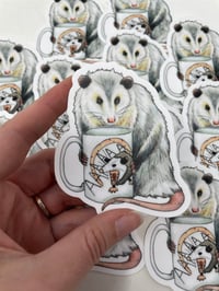 Image 3 of Opposum Scream Sticker