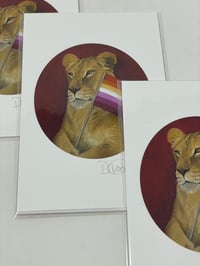 Image 4 of Pride Flag - Lesbian Lion Print