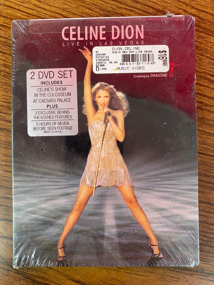Image of Celine Dion Live in Las Vegas New Sealed 2 DVD Set MSRP $16.88