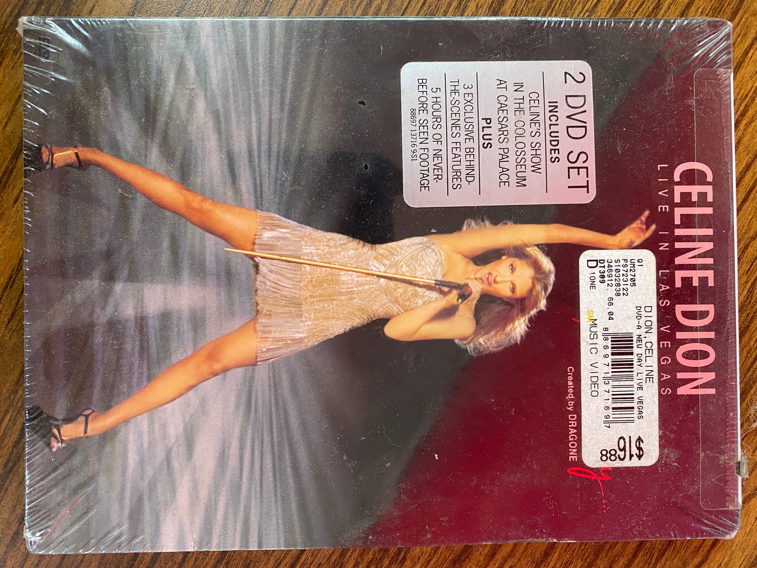 Image of Celine Dion Live in Las Vegas New Sealed 2 DVD Set MSRP $16.88