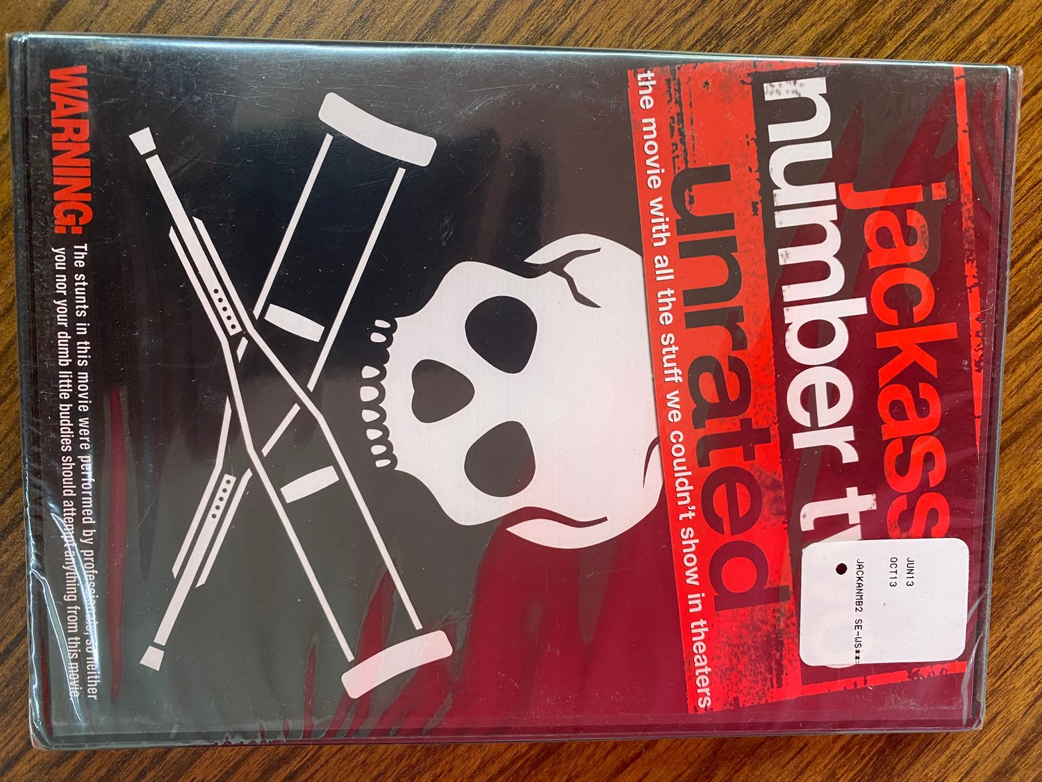 Image of 25 New Sealed Copies Jackass Number 2 Unrated Version