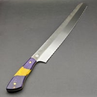 Image 1 of Bread knife purple/yellow