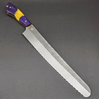 Image 2 of Bread knife purple/yellow