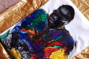 Image of Custom Painted Biggie T-shirt