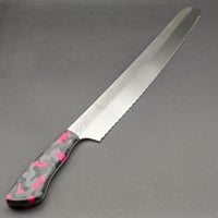 Image 1 of Bread knife pink camouflage