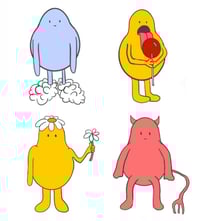 "The Original Four" Stickers 
