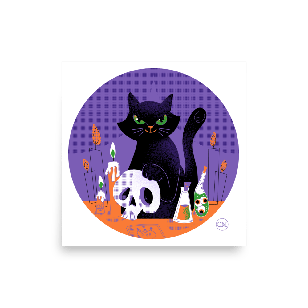Image of Tarot Cat Art Print