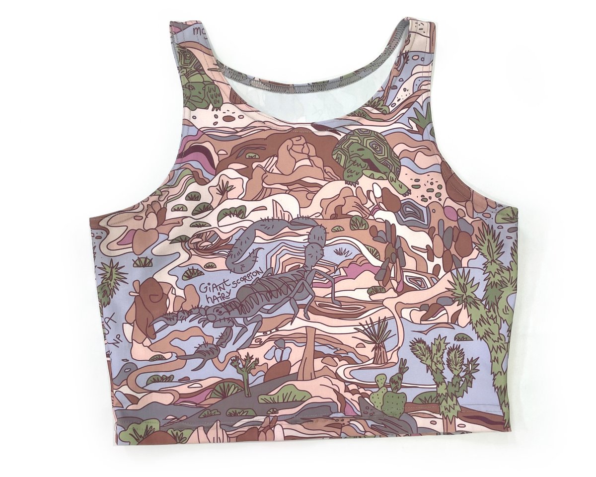 Image of Joshua Tree National Park Athletic Crop Top