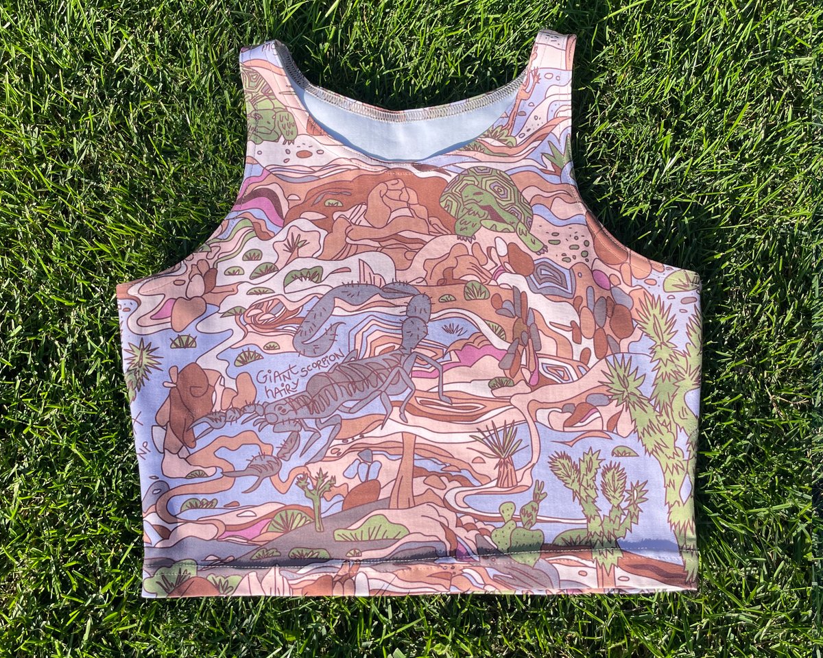 Image of Joshua Tree National Park Athletic Crop Top