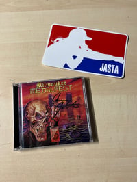 MMF CD COMPILATION SIGNED BY JAMEY JASTA + OVER SIZED JASTA DECAL