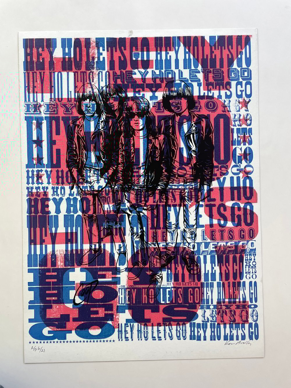 Image of HEY HO Artists Proof 6/23