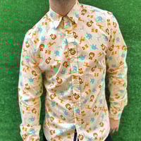 Image 1 of camisa safari beige.