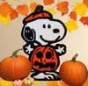 Snoopy Pumpkin Rug