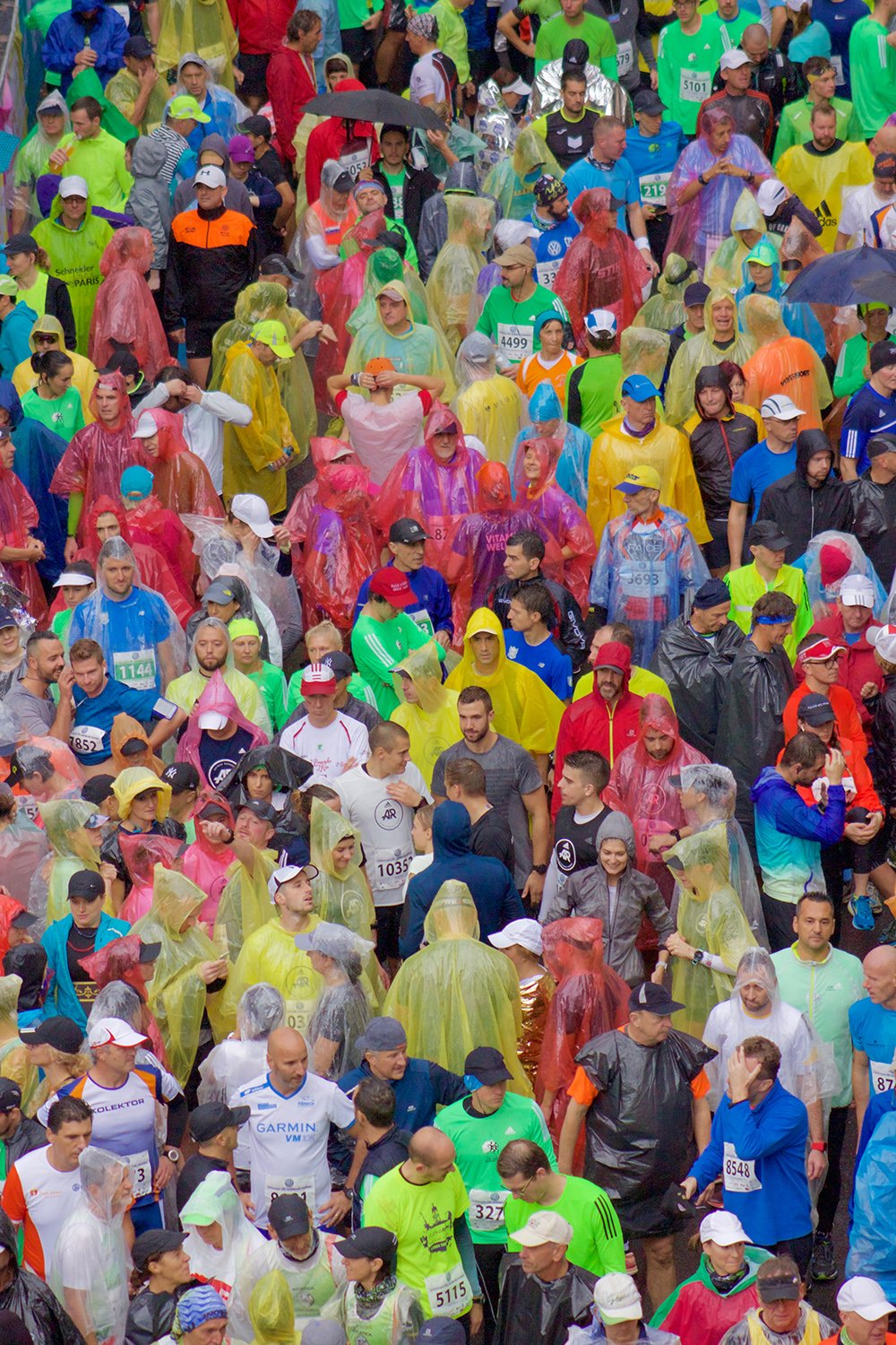 Marathon Runners - Photograph poster