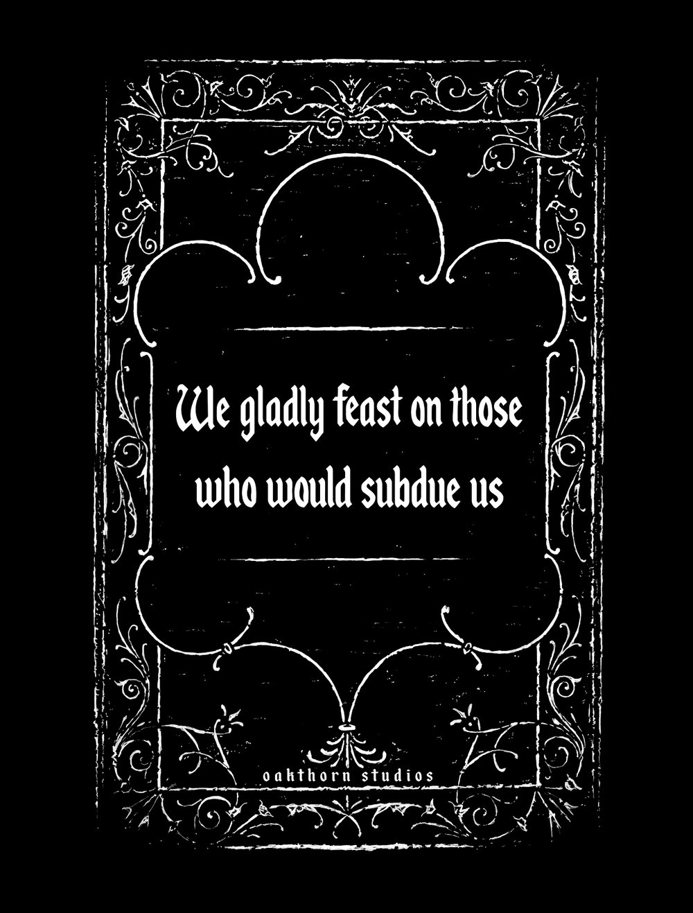 Image of Addams Family Motto Sticker