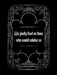 Image 1 of Addams Family Motto Vinyl Sticker