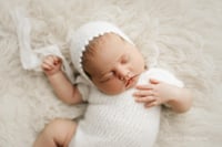 Image 5 of Picot Brim Bonnet + Wrap