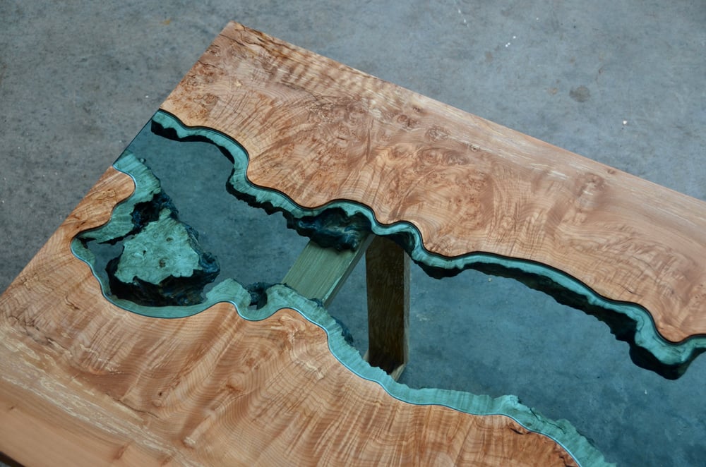 Image of River Dining Table - Maple + Alder