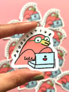 Pro-duck-tive Sticker