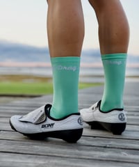 Image 4 of PASTEL MINT 7 INCH TALL SOCK 2024