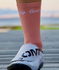 Image 5 of PASTEL PEACH 7 INCH TALL SOCK 2024