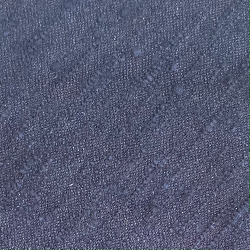 Image of Silk Shantung Navy Blue