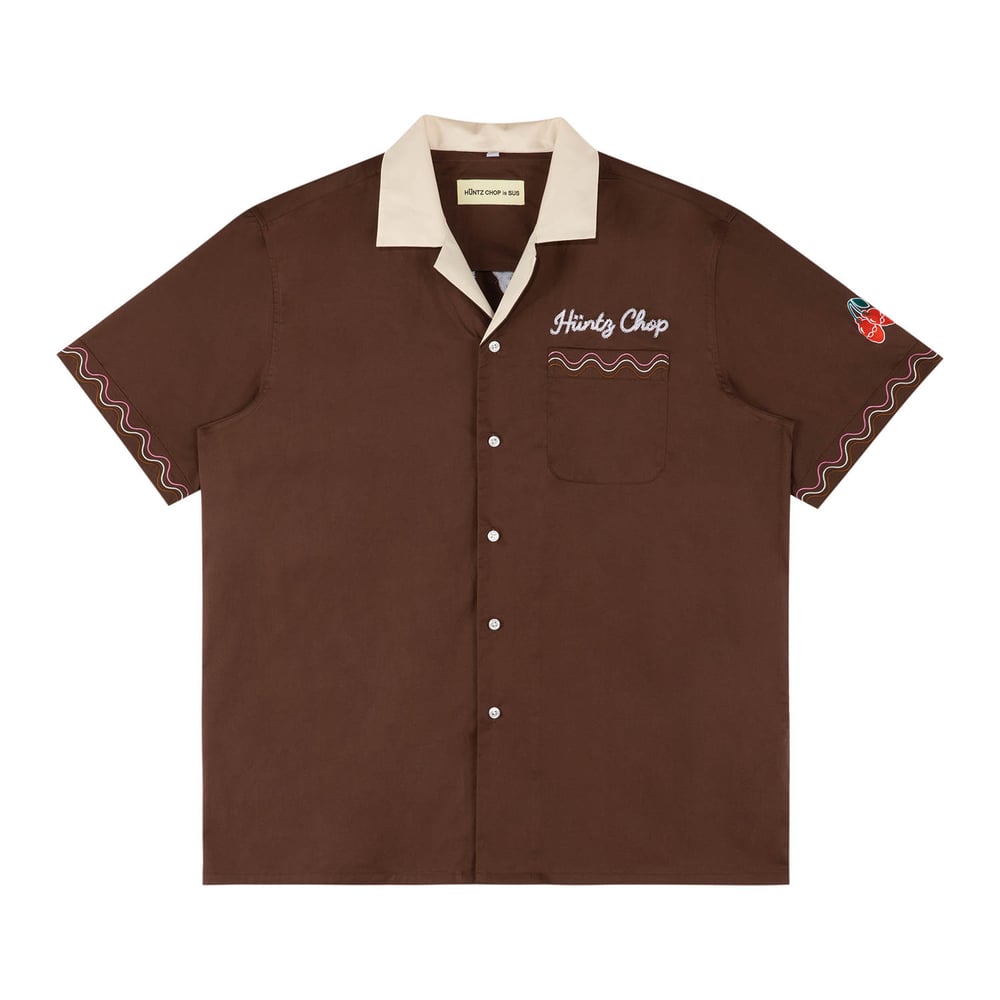 Image of Hüntz Chop Ice Cream Parlor Button Up Shirt