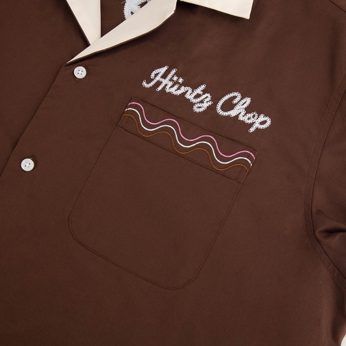 Image of Hüntz Chop Ice Cream Parlor Button Up Shirt 